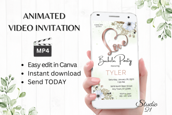 Boho Bachelor Party Invite W5100: A Designer's Practical Guide