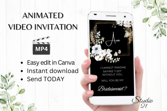 Boho Bridesmaid Proposal W3103M: A Designer's Take on This Creative Font