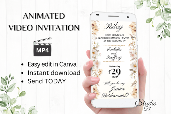 Boho Junior Bridesmaid Proposal W3304JM: A Designer's Deep Dive