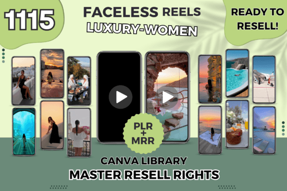 Instagram Woman Luxury Reels PLR MRR: Elevate Your Social Media