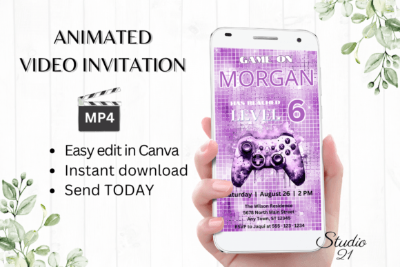 Level Up Your Party Invites with This Digital Video Game Evite