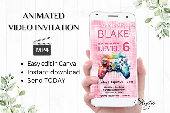Level Up Your Party: The Ultimate Video Game Birthday Invitation