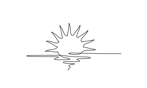 Sunrise and Sea Waves Animation: Capturing Motion in Typography