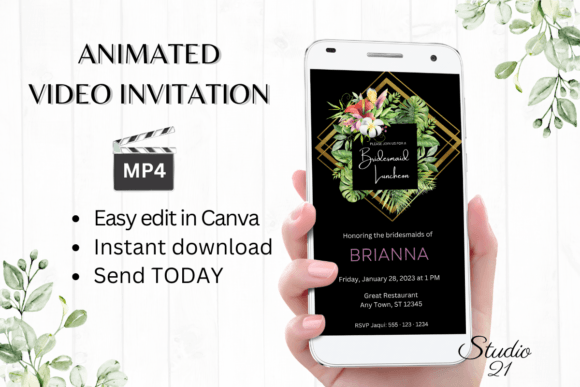 Tropical Bridesmaid Lunch Evite: Your Guide to Digital Invites
