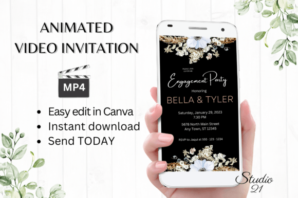 Video Engagement Party Evite W1107: A Designer's Review
